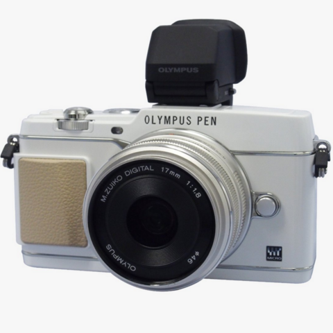  新低价：OLYMPUS 奥林巴斯 E-P5 微单套机（17mm/1.8 镜头、VF4 取景器）白色