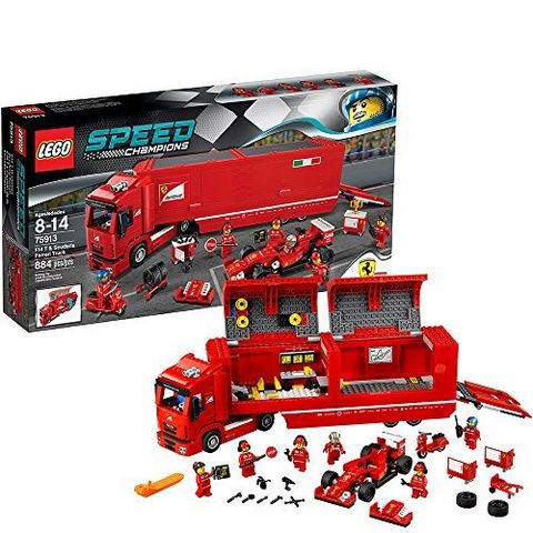  新低价：LEGO 乐高 75913 F14 T & Scuderia Ferrari Truck 法拉利卡车