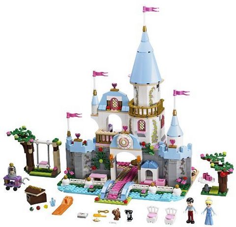  新低价：LEGO 乐高 Disney Princess系列 41055 灰姑娘的浪漫城堡