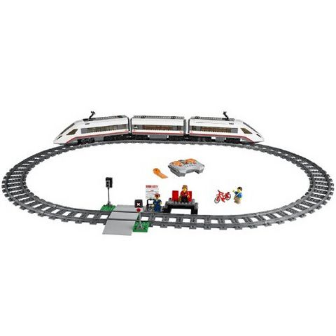  LEGO 乐高 城市系列 60051 高速客运列车