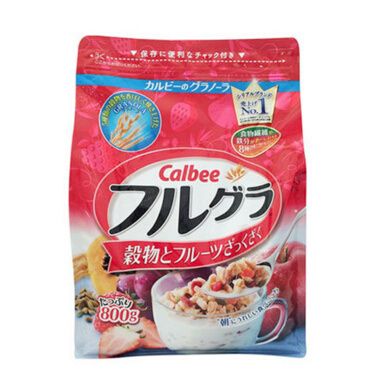  凑单品：Calbee 水果颗粒果仁谷物营养麦片 800g