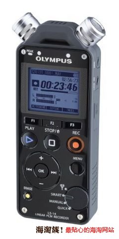 OLYMPUS 奥林巴斯 LS-14 次旗舰级录音笔（4GB可扩展）