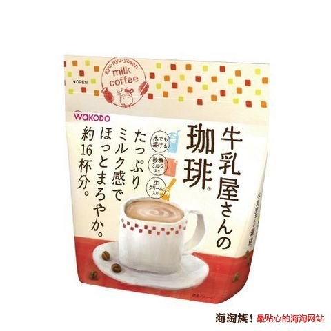  凑单品：wakodo 和光堂 牛乳屋 奶茶 260g