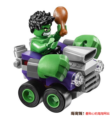  凑单品：LEGO 乐高  超级英雄系列 76066 绿巨人对战奥创