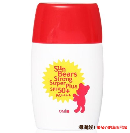  凑单品：MENTURM 近江兄弟 小熊防晒霜 30g