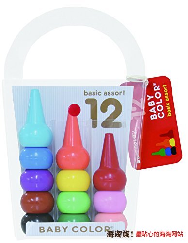 BABY COLOR 无毒安全 积木蜡笔
