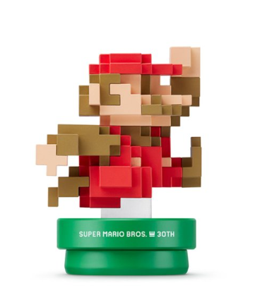  Nintendo 任天堂 像素 超级玛丽 30周年特典 手办模型 Amiibo