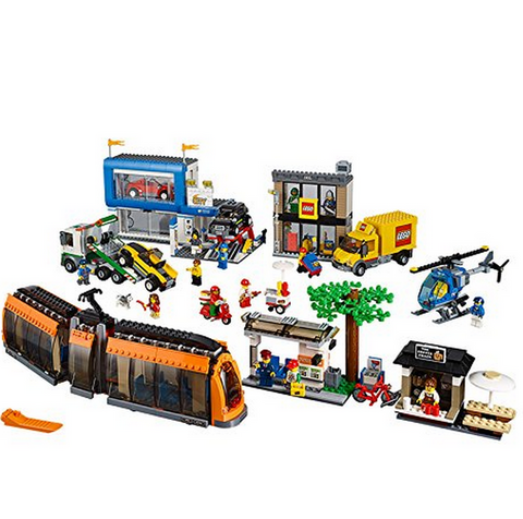 新低价:LEGO 乐高 CITY城市系列 60097 城市广场