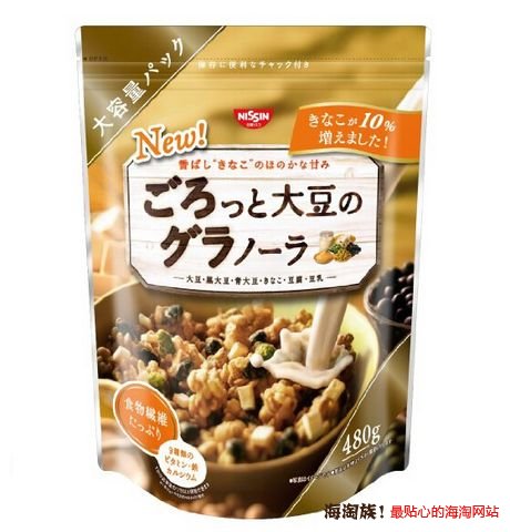 凑单品:NISSIN 日清食品 大豆混合燕麦片 500g