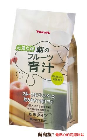 凑单品:Yakult 养乐多 水果味大麦若叶青汁粉 15袋