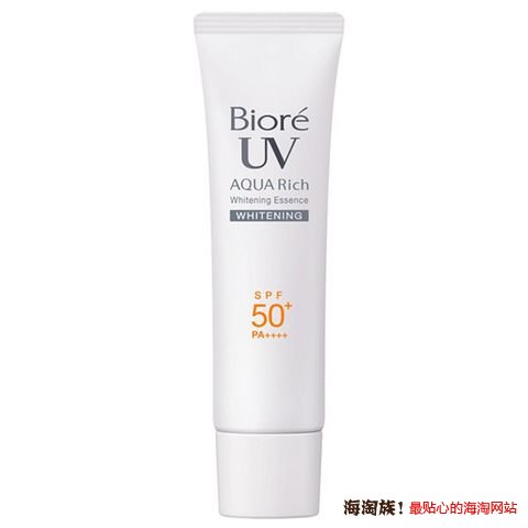 凑单品:Biore 碧柔 AQUA Rich系列 水活防晒美白凝霜 SPF50+ PA++++ 33g 