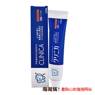 凑单品:LION 狮王 CLINICA 酵素 洁净牙膏 清新薄荷 蓝色 130g*3支