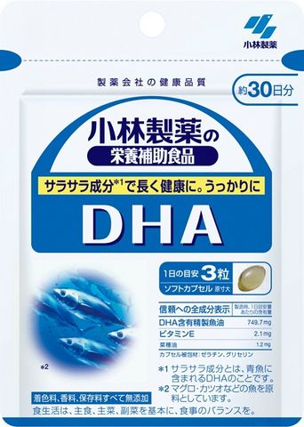 凑单品:KOBAYASHI 小林制药 DHA深海鱼油 90粒  