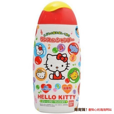 凑单品:BANDAI 万代 Hello Kitty 天然马油弱酸性儿童洗发水 150ml 