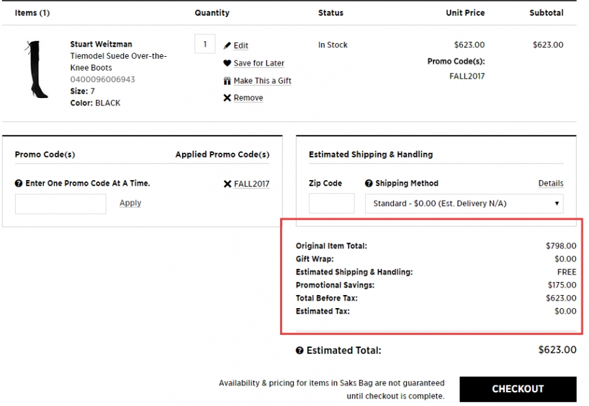 Saks Fifth Avenue：精选 Stuart Weitzman 秋冬时尚美靴