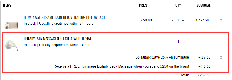 【】Lookfantastic：Iluminage 铜离子眼罩枕套套装、美肤仪等