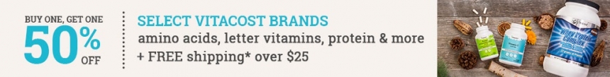 Vitacost：精选600+热卖自营食品、保健品等