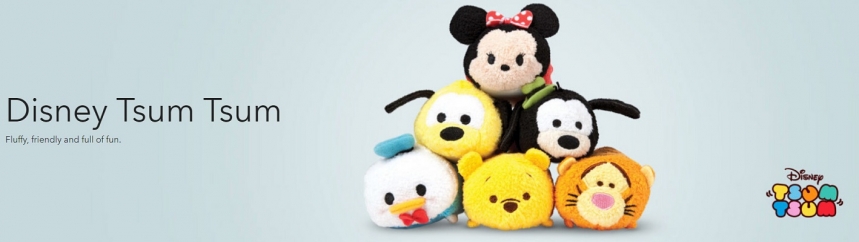 【萌化了系列】Disney 迪士尼：“圆脑袋，小短腿” Tsum Tsum 系列周边 