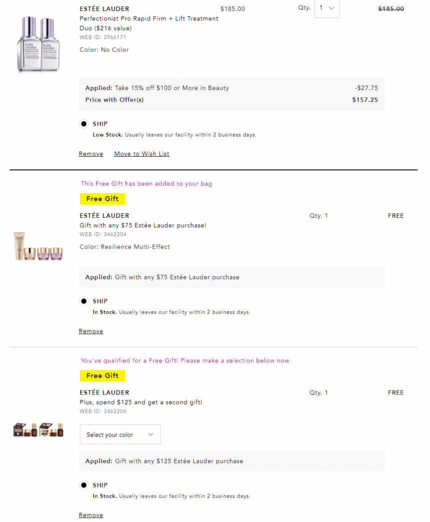 Bloomingdales：ESTÉE LAUDER 雅诗兰黛 线雕精华等护肤 满0享8.5折+送双重好礼 - 海淘优惠海淘折扣|55海淘网